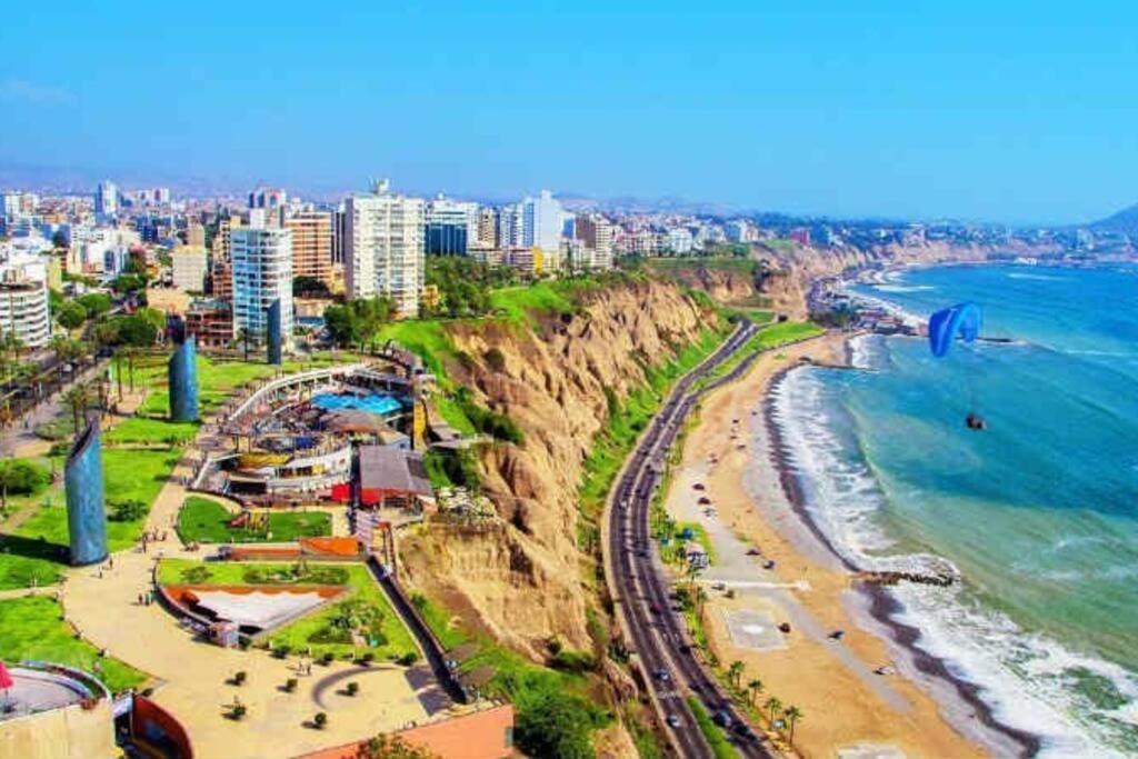 לימה Apartamento Entero En Centro De Miraflores - 2 Habitaciones מראה חיצוני תמונה
